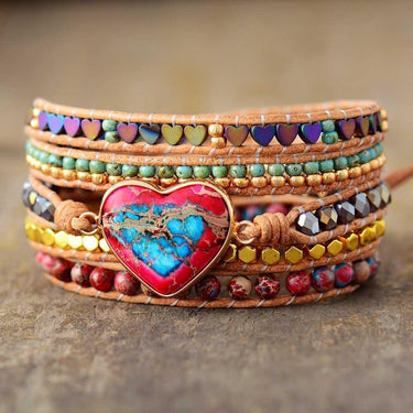 Transcendental Love Jasper Wrap Bracelet-Your Soul Place